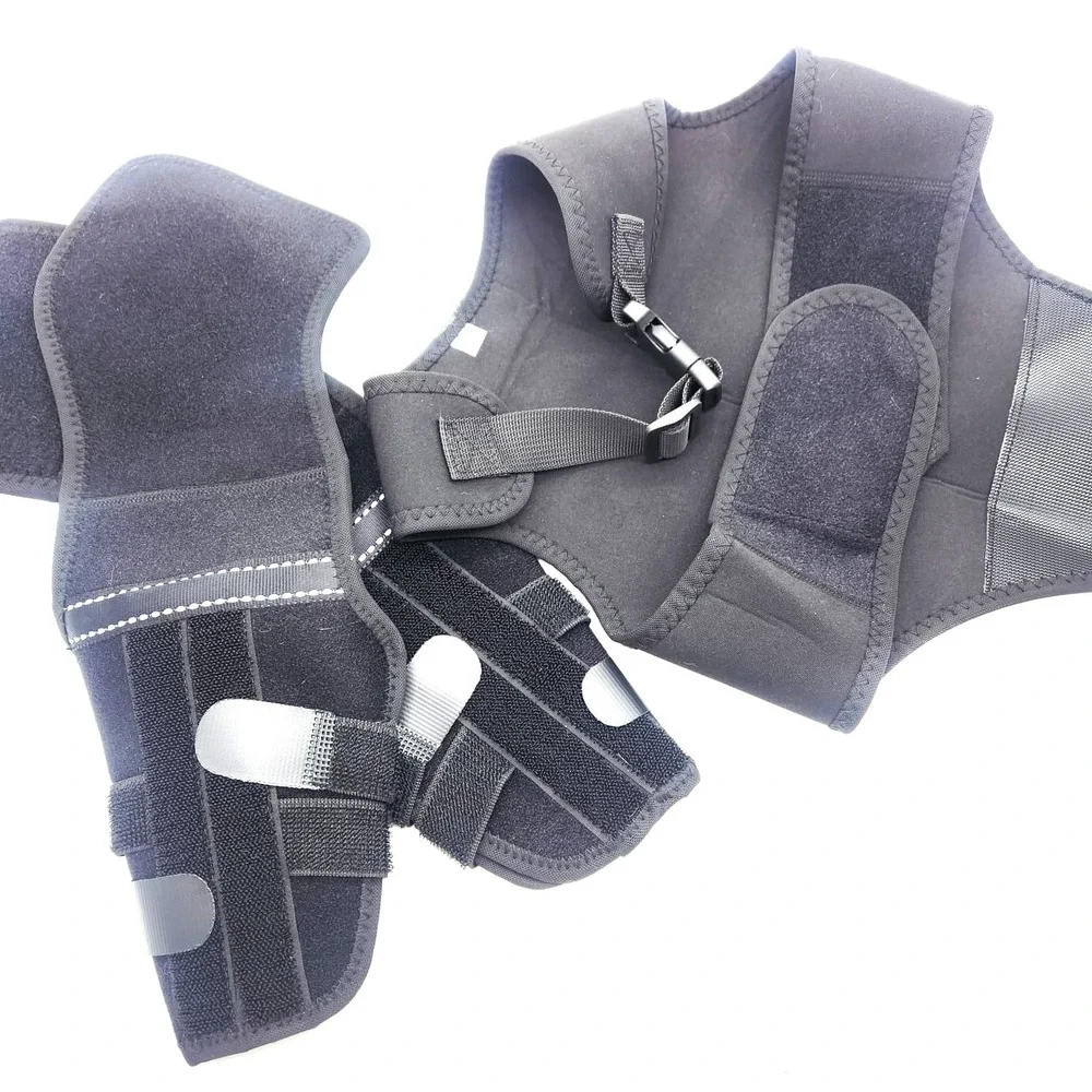 Marnonsis Medium Dog Knee Brace Hind Leg ACL Support‎ 4 Stabilizers Black